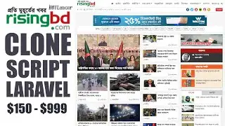 Risingbd.com Online Bangla News Portal Clone Laravel PHP Script