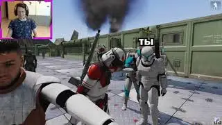 |Реакция dro9| Смотрим FaUsTnp: Шестерки в танке [Arma 3 Star Wars RP]