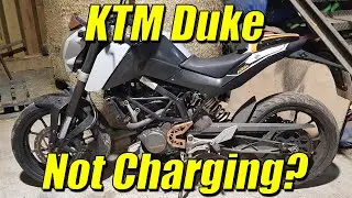 KTM Duke 125 - Battery not charging, Diagnosis and repair!