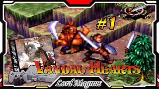 Ретро - прохождение: ⚔️Vandal Hearts🏹 Cердца вандалов PS1. #1 Долина Клыков Умбабы. Бьем жуликов!