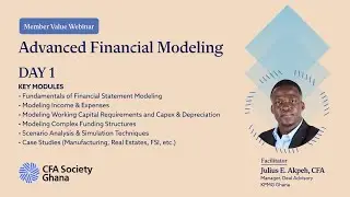 Day 1 - Advanced Financial Modeling  (Full Training Session)