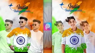 15th August Photo Editing 2021 | Picsart Independence Day 🇮🇳 Photo Editing Tutorial - Tech Ghor