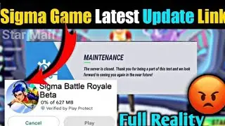 Sigma Game Updated Link | Sigma Game update | Sigma Game maintenance problem |Its Apon