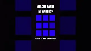 Welche FARBE ist anders?! #quiz #test #fy #shorts