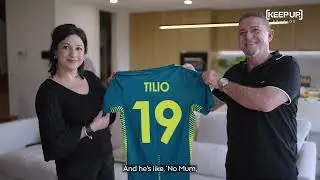 The Tilio family at the Grand Final | KEEPUP Studios