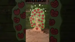 Новое деревце с яблочками) #чтоподарить #подарок #handmade
