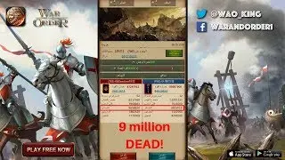 9 Million Troops DEAD in R68vs128 Void Speed Attack - War and Order Gameplay