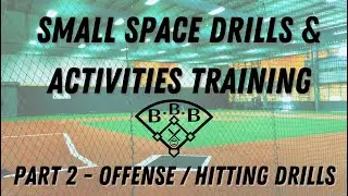 Offense / Hitting Drills // Youth Baseball Small Space Activities & Drills