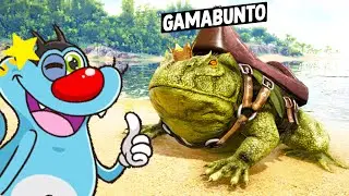 Oggy Found GIANT FROG 