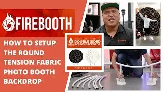 How to Setup the Round Tension Fabric Photo Booth Backdrop