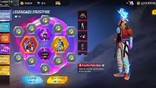 FREEFIRE NEW EVO LEGENDARY FROSTFIRE BUNDLE EVENTS SPINS TRICKS 💯😱#freefire #ajjubhai#trending#viral