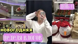 НОВОГОДНИЙ ШОППИНГ\неделя влогов\день 1