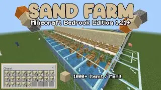 CARA MEMBUAT SAND FARM ! | MINECRAFT BEDROCK EDITION 1.21