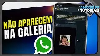 FOTOS E VÍDEOS DO WHATSAPP NÃO APARECEM NA GALERIA - COMO RESOLVER?