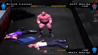 Lesnar Destroyed Hardy Boyz😱 | WWE Hctp🔥 | AetherSX2 Emulator