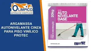 Aplicação Argamassa Autonivelante Cinza para Piso PROTEC - 🔶 Materiais de Construção Olimpico 🔷