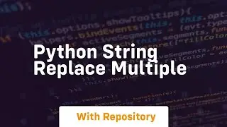 python string replace multiple