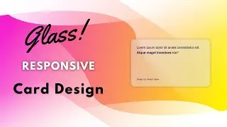 How to Create Responsive Card Design Using HTML & CSS | In Hindi |