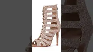 Champagne Glitter Heels Dance Boots for Latin and heels dancers #danceshoes #danceheels