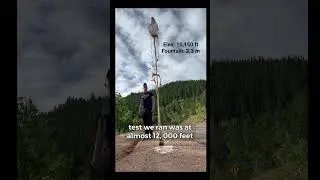 What Happens to Coke and Mentos on Top of a Mountain? 🏔️ #shorts #experiment #science #chemistry