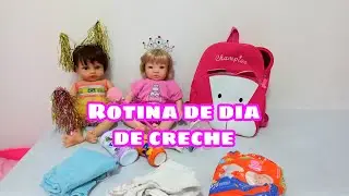 Rotina de dia de creche