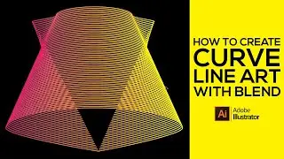 How to Create Curve Line Art With Blend Tool in Adobe Illustrator