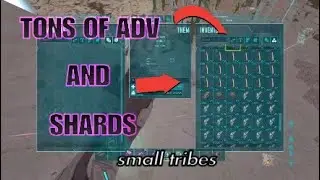 The easiest way to farm adv and element on smalls // Ark Survival Evolved//Ps4