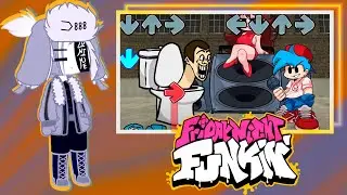 FNF react Friday Night Funkin' VS Skibidi Toilet | Skibidi Invasion [DEMO] (FNF Mod/Hard/Meme)