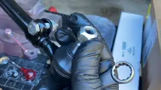 Replacing a tie rod end left or right W126 W123 W124
