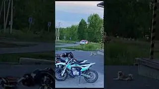 Страх каждого питбайкера😳☠️ #дпс #питбайк