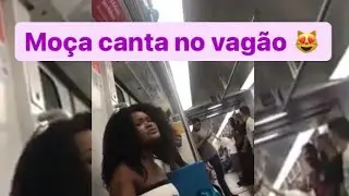 Moça no vagão. OLHA ESSA VOZ 😱 Thabata Aquino