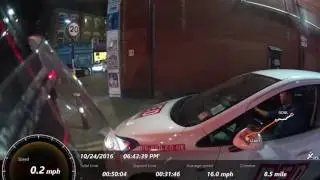 RED Instructor driving from the passanger side...