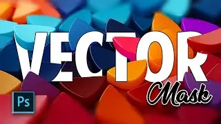 Photoshop Vector Mask Tutorial – Reveal Text with Shapes Like a Pro