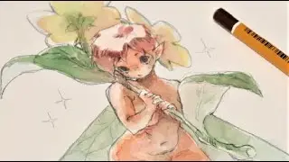 ☆ A small fairy ☆ Painting Process