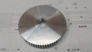 Machining DEEZ Vevor 72 Tooth Gear Pt 2 of 3