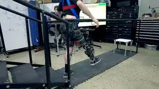 Continuous Control of a Powered Prosthetic Leg over a Multi-Activity Circuit: Fast Trial