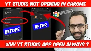 yt studio not opening in chrome problem solve | 