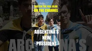 JAVIER MILEI’S INAUGURATION STREETS OF BUENOS AIRES