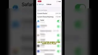 How to see what apps are using most data #iphonehacks #iphonetricks #iphonetips #apple #shorts