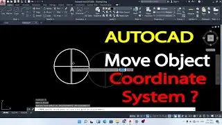 How to move object to coordinates in autocad || How do you move a drawing to 0 0 0 coordinate?