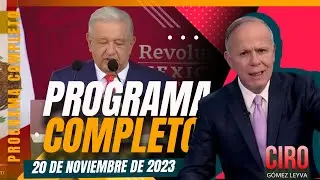 17 soldados emboscados en Jalisco | Noticias Ciro Gómez Leyva | Programa Completo 20/noviembre/2023