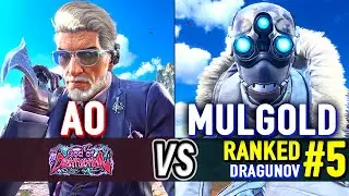 T8 🔥 AO (Victor) vs Mulgold (#5 Ranked Dragunov) 🔥 Tekken 8 High Level Gameplay
