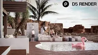 D5 Render 2.3 - Montain House #2 (Canyon Series)