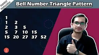Bell Number Triangle Pattern in Java | What is Bell Number? | BlueJCode