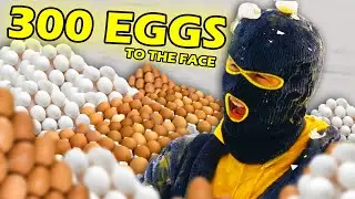 Smashing 300 EGGs to my FACE (KARENS TRIGGERED)