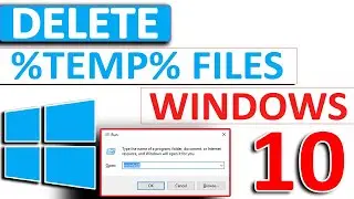 Delete temporary files in windows 10 | Run Commands - simple steps |