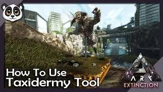 How To Use Taxidermy Tool  | ARK: Extinction