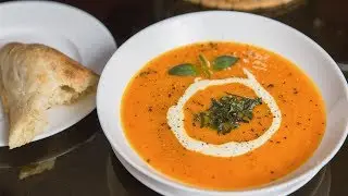Red Pepper Soup | ASMR Cooking Sounds