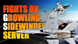 F/A-18 Fighting on Growling Sidewinder Server | DCS | PvP Multiplayer | Amazing Graphics
