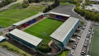 McDairmid Park 26/04/24 drone Perth Scotland DJI St Johnstone
